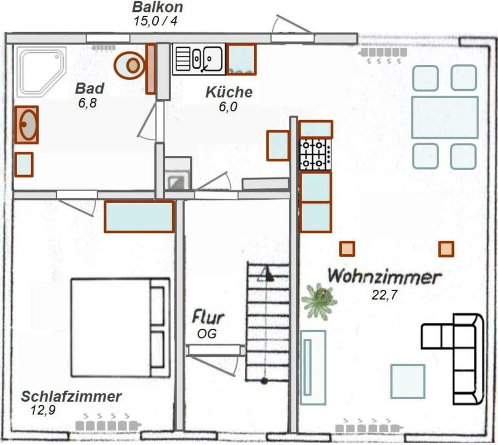 Ferienwohnung Schreiberstrasse Wernigerode Dış mekan fotoğraf